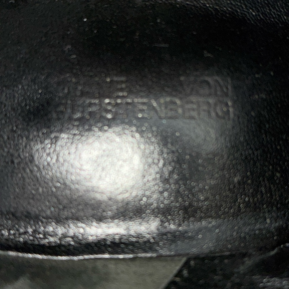 DIANE VAN FURSTENBERG grey suede ankle boot, inside zip, block heel 37.5 DVF - Picture 12 of 16
